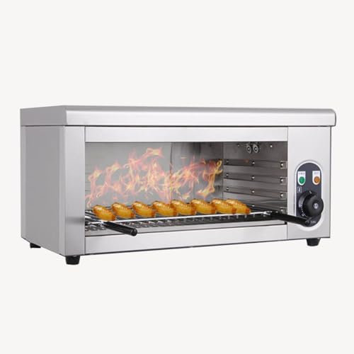 Salamander Broiler Countertop Grill, 2000W Electric Cheese Melter Cheesemelter Broiler, Commercial Steak Broiler,Stainless Steel Electric Cheese Melter For Restaurant Kitchen(110v)