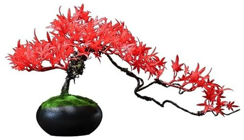 Bonsai Tree Chinese Style Welcoming Pine Ornaments Living Room Porch Home Decorations Dining Table TV Cabinet Creative Thuja Bonsai Ornaments Artificial Bonsai Tree(A)