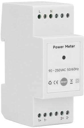 WiFi Energy Monitor Smart Power Meter with 200A CT Clamp, Real Time Voltage Current Power kWh Tracking for Home Energy Management
