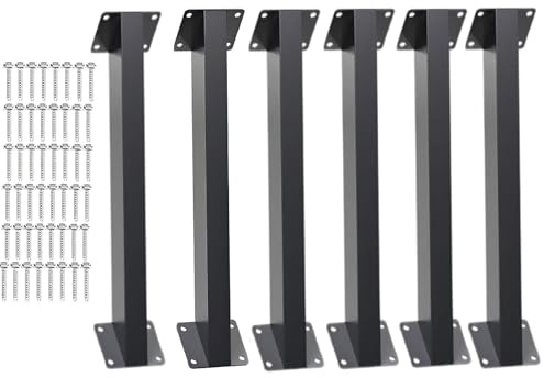 Support D'Angle De 45 Degrés, Structures De Support, Support Poteau Bois Kit De Bricolage, Support D'Angle, Joint Intérieur Pour Gazebos, Pergola, Poteau En Bois Équerre De Fixation, 6 Pièces