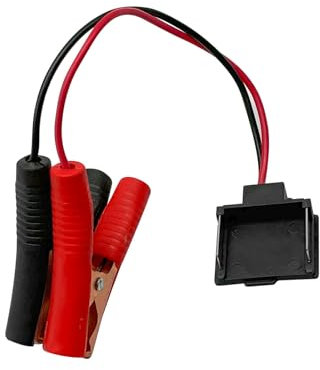 Greabuy Car Battery Adapter Clamps Car Jump Starting Clips Cable for 18V 21V BL1850 BL1840 BL1830 for Automotive and Camping
