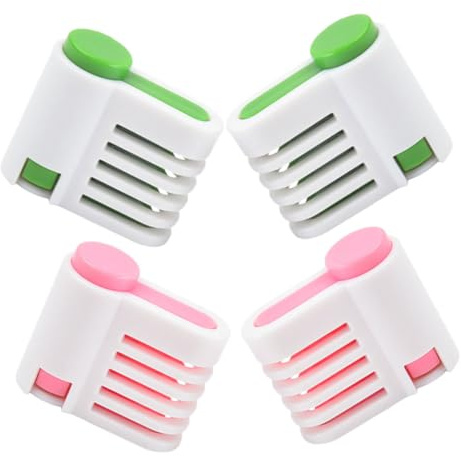 FONDOTIN 4pcs Cake and Bread Cutter Slicing Guide Handmade Plastic Toast Slicer Leveler for Uniform Baked Food Slices for DIY Baking Projects