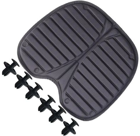TOPBATHY Cojín para Asiento de Kayak Ligero y Portátil Base de EVA Resistente y 6 Tornillos de Plástico Diseño Ergonómico para Pesca y Uso Canoas Compatible Kayaks y Lanchas