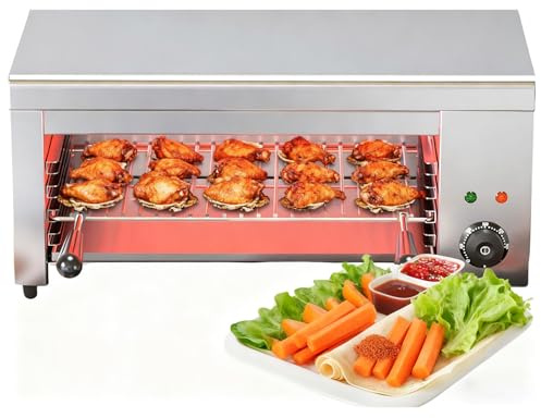 2000W väggmonterad fonduebrödrost, elektrisk bänkgrill för raclette och fondue (50-220°C), fonduegrill för ostsmörgåsar och biffar