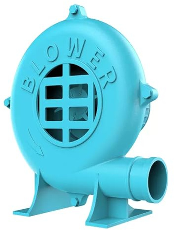 Extracteur d'air, Petit Ventilateur soufflant, Ventilateur centrifuge électrique Portable en Fonte pour Barbecue extérieur, feu de Camp, Camping et Pique-Nique (338 mm/13 po)