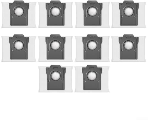 Lot de 10 sacs à poussière Dreame pour mova P70 PRO Ultra, haute capacité anti-fuite, compatibles avec kit d'aspirateur, installation