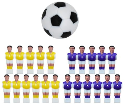 Soccer Man with Ball, Table Soccer Players | Tabella della resina Guys Player Figure | Kit di figure di da calcio per fan, adulti, ragazzi, fidanzati