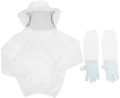 Traje de apicultura, práctico sombrero apicultor, ropa trabajo, guantes largos