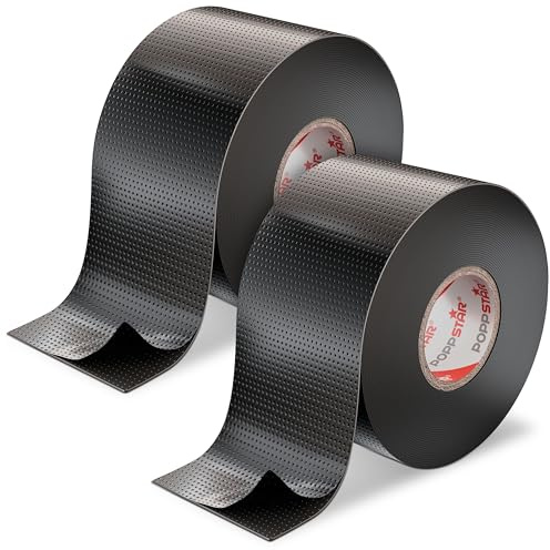 POPPSTAR selbstverschweißendes Isolierband, universal, 10m x 50mm x 0,76mm, schwarz, 2 Rollen