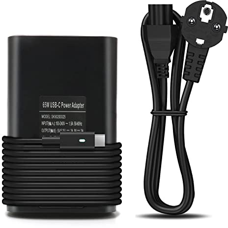BIUBOTY 65W Laptop Ladekabel USB C, kompatibel mit Dell Latitude, XPS 13