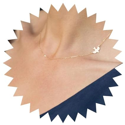 Aneneiceera Petit Collier Ras De Cou Oiseau Volant Collier Collier Colombe Or Minuscule Chaîne De Charme Oiseau Volant Colliers Bijoux De Mariage Pour Les Femmes Et Les Filles (or)