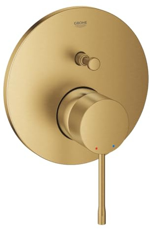 GROHE Einhand-Wannenbatterie Essence 24167_1, Fertigmontageset für GROHE Rapido SmartBox, Professional Edition, cool sunrise gebürstet