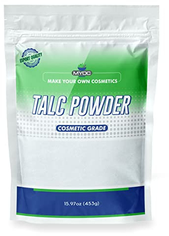 Myoc Talc Powder – Cosmetic Grade – 453 g / 15.97 oz – Mineral Powder for Skincare, Body Care & Cosmetic Formulations