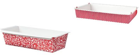 Demmler Set de moules à pâtisserie - Contient des moules à pâtisserie et à gratin et un moule XXL - Couleur : rouge - Total : 5 pièces - Fabriqué en Allemagne