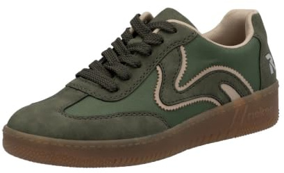 Rieker Low Trainers, White, Green 54, 40 EU
