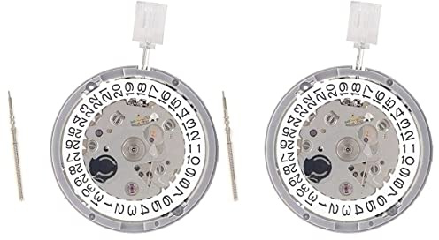 Bstepompre 2PCS NH35A NH35 Movimiento Reloj MecáNico de Alta PrecisióN Fecha de Movimiento una Las 3 Rueda de Fecha 24 Joyas AutomáTico AutomáTico