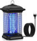 Lámpara Antimosquitos, 18W 4000V Potente Mata Insectos Eléctrico UV, Repelente De Mosquitos para Moscas Alcance 100m² Reducción Eficaz De Los Insectos Voladores para Patio Jardines Patio Trasero
