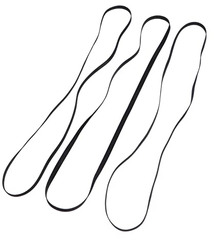 Veemoon 3 Stück Gummi Antriebsriemen für Riemengetriebene Plattenspieler und Recorder Ersatzriemen 270mm X 5mm Langlebig Kompatibel mit Bandmaschinen und Kassettenrekordern