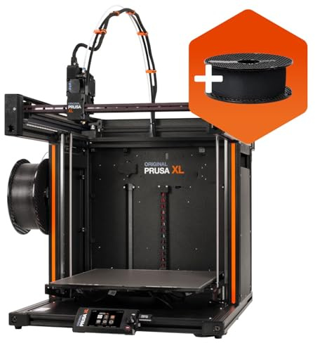 Original PRUSA Imprimante 3D XL montée 1 tête d'outil, imprimante 3D CoreXY à Grande échelle, assemblée et testée, Volume de Construction de 14,17 x 14,17 x 14,17 Pouces, Mise à Niveau avec