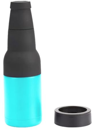 4 In 1 Thermohülle Isoliertasche Hülle Tasche Dosenkühler mit Bieröffner für Flasche 12 oz,hält Ihre Getränke länger kalt,Bierflasche Sleeve Keep Bier Softdrink Wasser Cool (E, One Size)