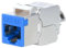 Intellinet Cat6a 10G STP Keystone Módulo Azul