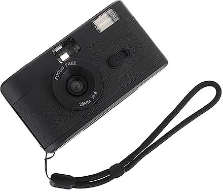 OSALADI 1 Pc Reusable 35mm Film Camera Built-in Flash Vintage Camera for Film Photography