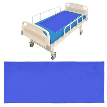 Slide Sheets for Moving Patients on Bed, Tubular Transfer Sheet to Assist Moving Patients and Disabled, Sliding Sheets for Bed Mobility, Bed with Slide for Elderly and Disabled, Blue, 75x135cm