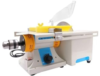 Sega da tavolo in miniatura, 5 Pezzi 750W Mini Da Tavolo Elettrica Lama For Lavorazione Del Legno Taglio Lucidatura Intaglio Macchina,per tagliare metallo e legno