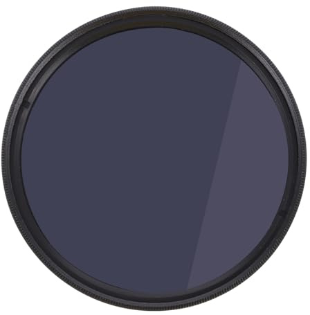 Verstellbarer Neutraldichtefilter 62mm Aluminium Schwarz für Kameraobjektiv | Nd32 Fader, Abnehmbar und Leicht zu Montieren, für Wasserfälle und Dynamische Szenen
