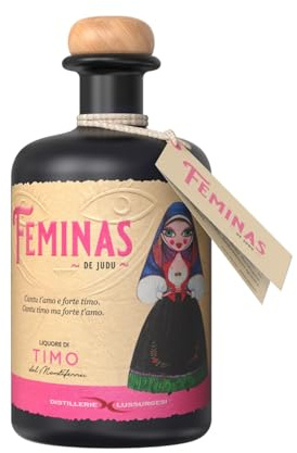 6 x 50 cl - Feminas de Judu Timo - Liquore da Macerazione Timo - Bottiglia - Distillerie Lussurgesi