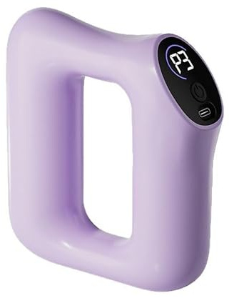 Cinturón de masaje eléctrico, masajeador corporal multifuncional con vibración para cintura, abdomen y piernas, cinturón de masaje portátil para el hogar, gimnasio y viajes (morado)