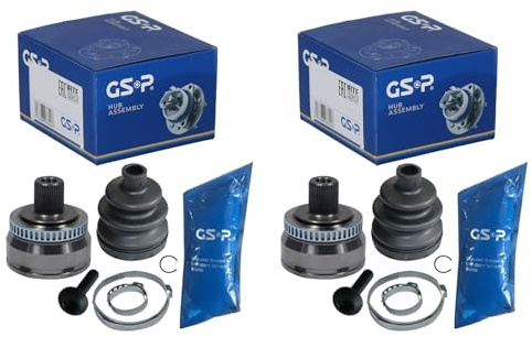 2X GSP Antriebswellengelenk Satz Radseitig | 2x 803058 passend für A4 A6 Exeo