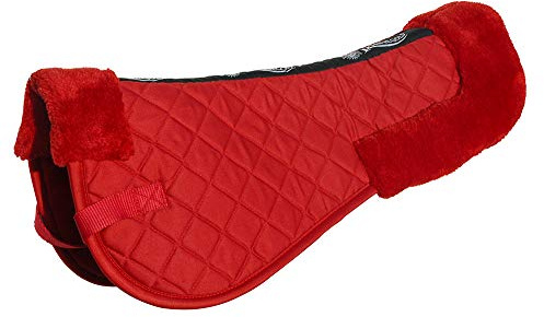 Rhinegold Comfort sadel Pad-Cob-röd