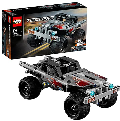 LEGO 42090 Technic Camión de Huida con Motor de Carga Manual, Juguete de Construcción para Niños a Partir de 7 años
