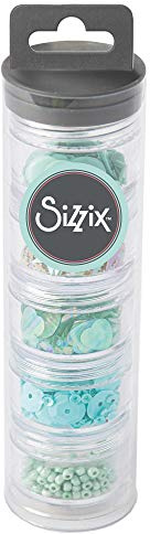 Sizzix Herstellung von essentiellen Pailletten und Perlen Mint Julep 5PK