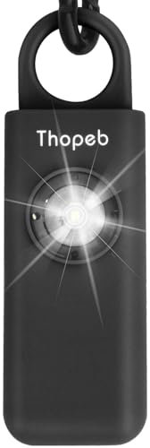 Der Original Persönlicher Alarm Für Frauen, Schlüsselanhänger Mit Alarm für Selbstverteidigung und Sicherheit, 130 dB Sirene, LED-Stroboskoplicht, Hilft Ältesten, Kinder