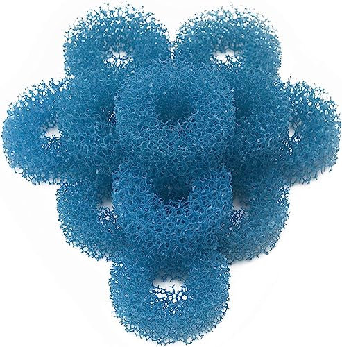 SANLILI Rauhe Filterschwamm Passend für Eheim 2616085 Aquaball 2208 2210 2212/60 130 180(12 Stück)