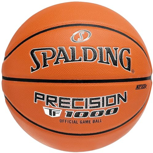Spalding Precision TF-1000 Logo FIBA Ball 77526Z, unisex basketbollar, orange, 7 EU