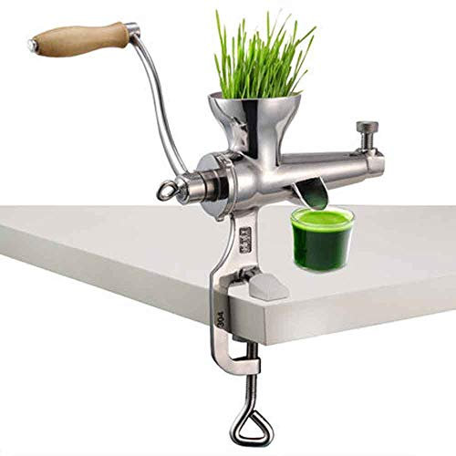 Stainless Steel Manual Juicer, Fruit Juicer, Manual Wheatgrass Juicer, Kale Spinach Parsley Juice