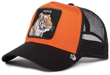 Goorin Bros. Trucker Cap Tiger Fan Orange Schwarz, Size:OneSize