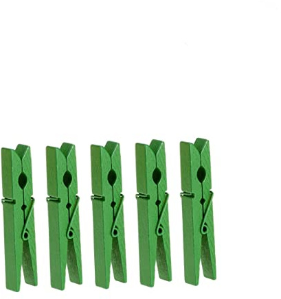 RORPOIR 25pièces Pinces à Linge Bois Durables De Vertes pour Maintenir Les Vêtements Couettes Cintre