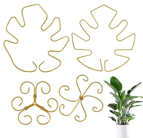 Sostegno Per Piante Monstera - Tutor Per Piante Monstera - Stabilizzatore Riutilizzabile Metallico Per Orchidea Bonsai Esposizione Rampicanti In Serra Giardino