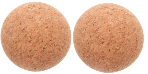HOLIDYOYO 2pcs Bottle Stopper Cork Spherical Cork Bottle Plug Carafe Lid Stopper Wine Accessories Wooden Ball Glass Jar Sphere Balls Khaki