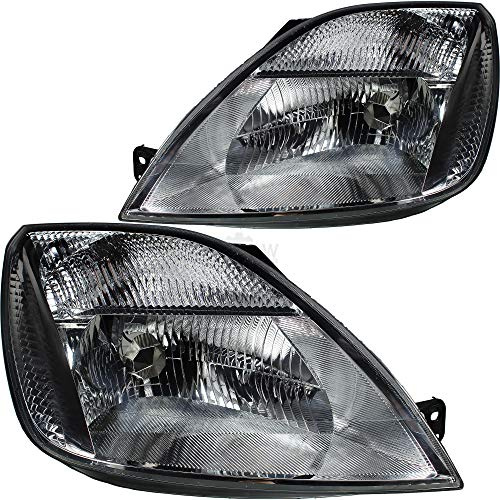Halogen Scheinwerfersatz Scheinwerfer Satz Hauptscheinwerfer Set links rechts H4 passend für Fiesta V JH_ JD_