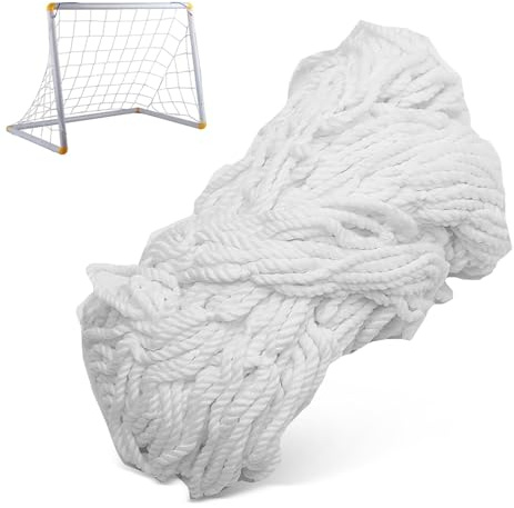 DEWIN Fußballtornetze - Tornetz Widerstehen der Auswirkungen von Schüssen für Torpfostenrahmen in voller Größe (8 6ft)