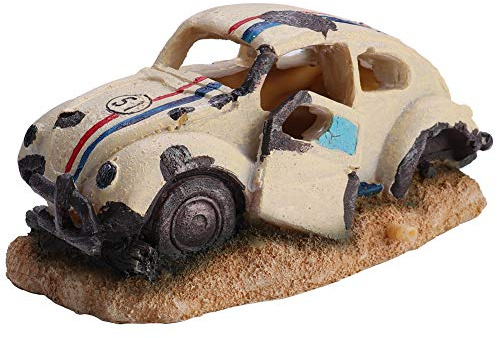 Aquarium Dekoration Fahrzeug Aquarium Ornamente Aquarium Dekoration Stück Ideal für kleine Garnelen Fisch Turtle Tank