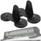Willpower 2 Pieces Magnetic Base LED Light Bar Mounting Bracket, Strong Suction Cup Bracket for Off Road Truck Car Headlight Roof Light Bar.