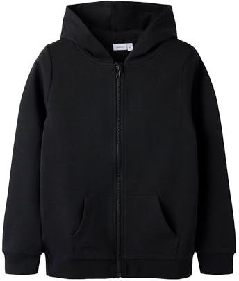 NAME IT Sweatshirt mit Kapuze und Reißverschluss Black 116