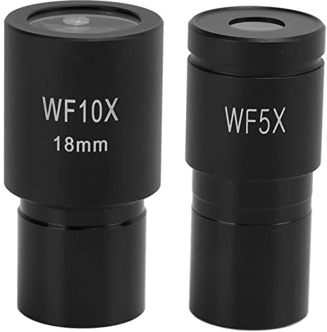 Mikroskopzubehör, Okular, Mikroskopokular Allzweck-Hochauflösender biologischer Typ Weitwinkelokular Aluminiumlegierung Optisches Glas(WF10X)