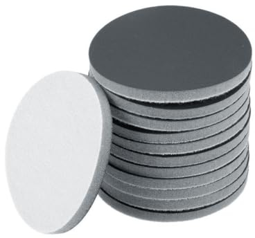 MACHSWON 3 Inch Sander Pad Sanding Sponge for Auto Wood Drywall Metal Brown Corundum 3000 Grit 20 Pcs